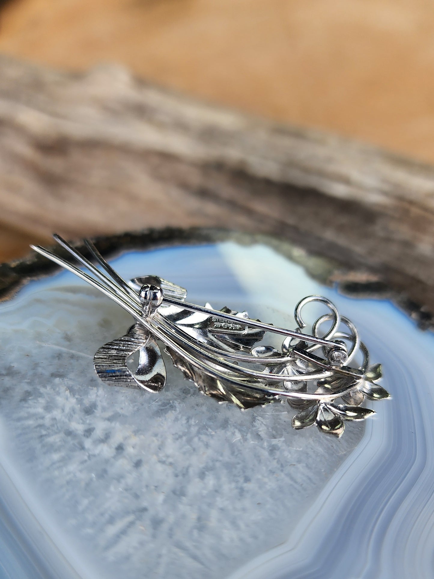 .925 Sterling Silver Christmas Holiday Pin