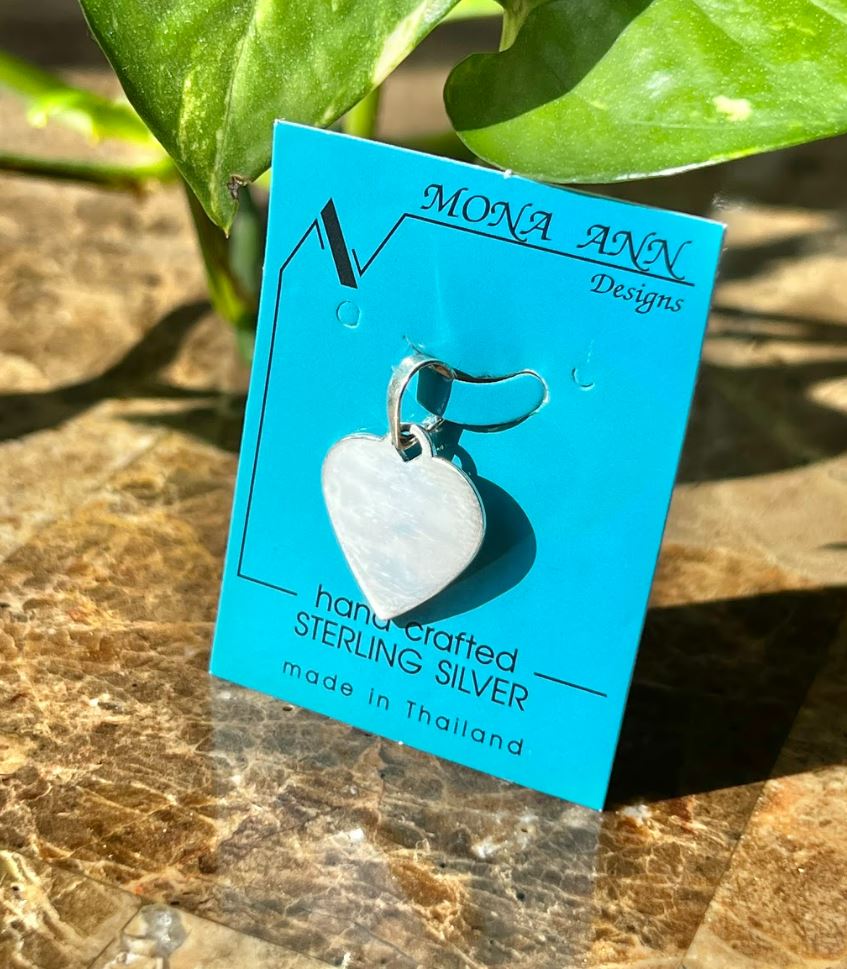 .925 Sterling Silver Heart Pendant