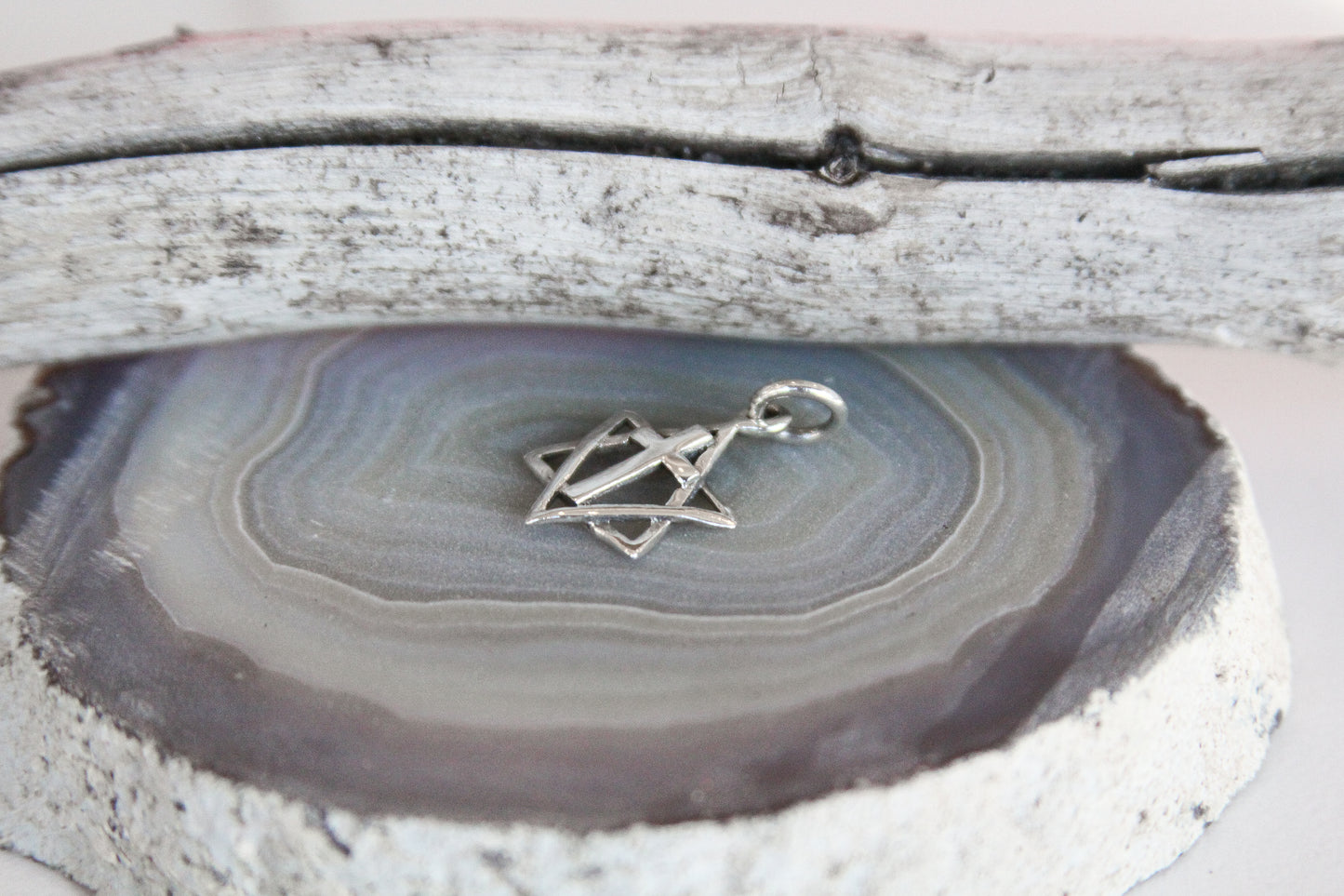 .925 Sterling Silver Jews for Jesus Jewish Star of David Pendant