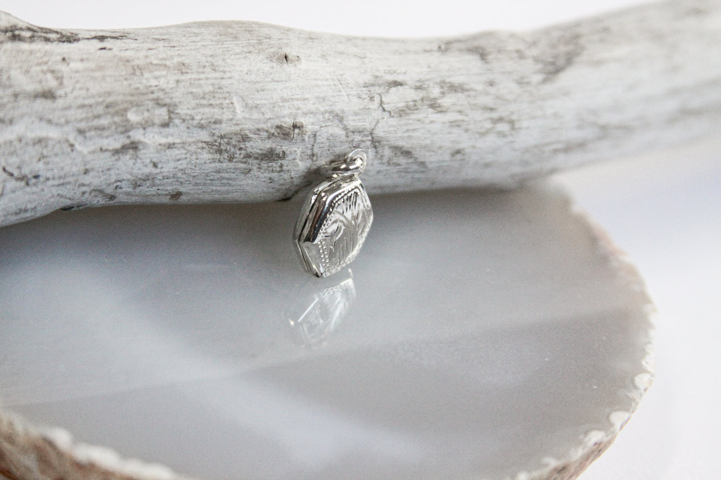 .925 Sterling Silver Locket Pendant