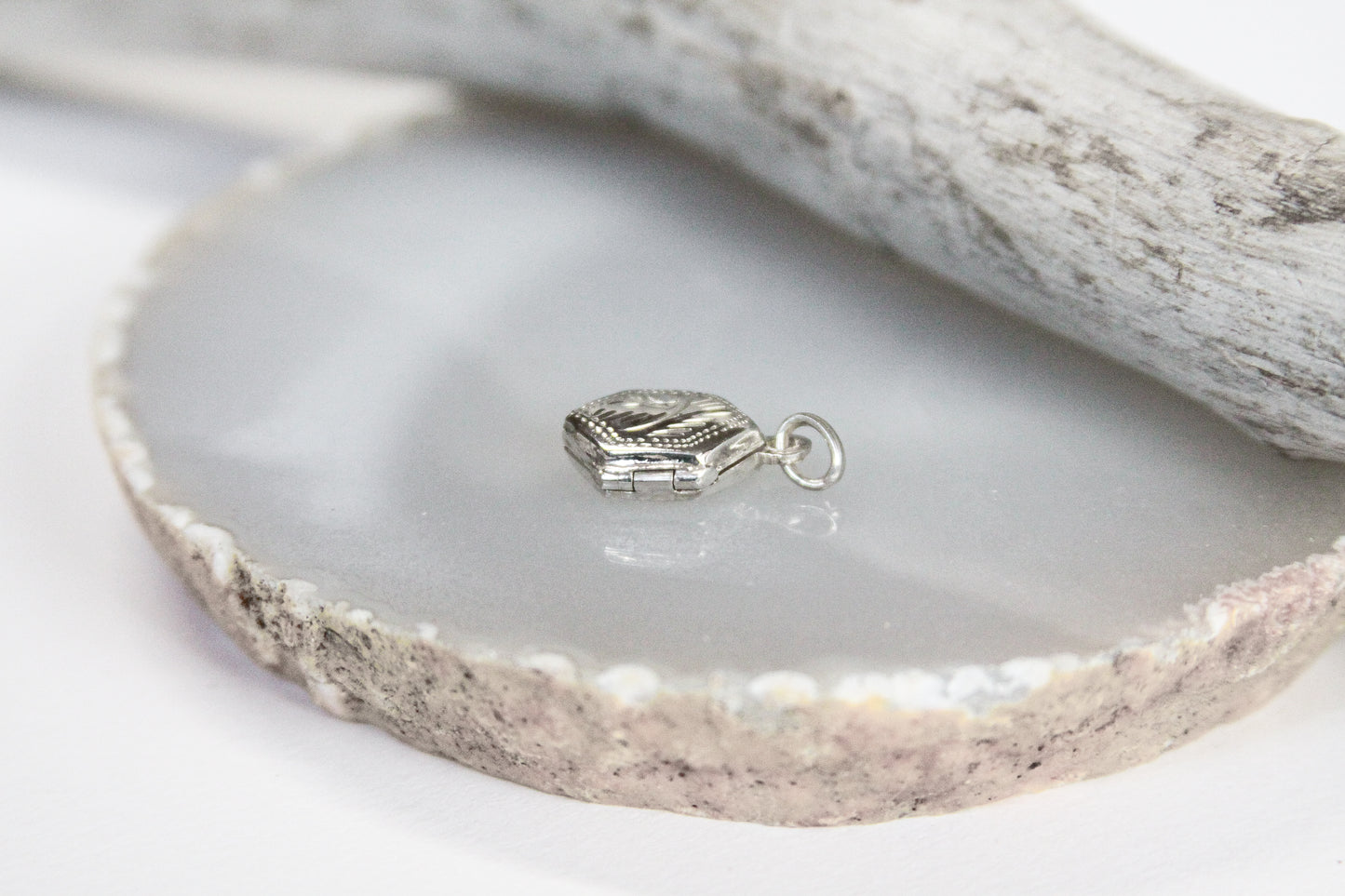 .925 Sterling Silver Locket Pendant