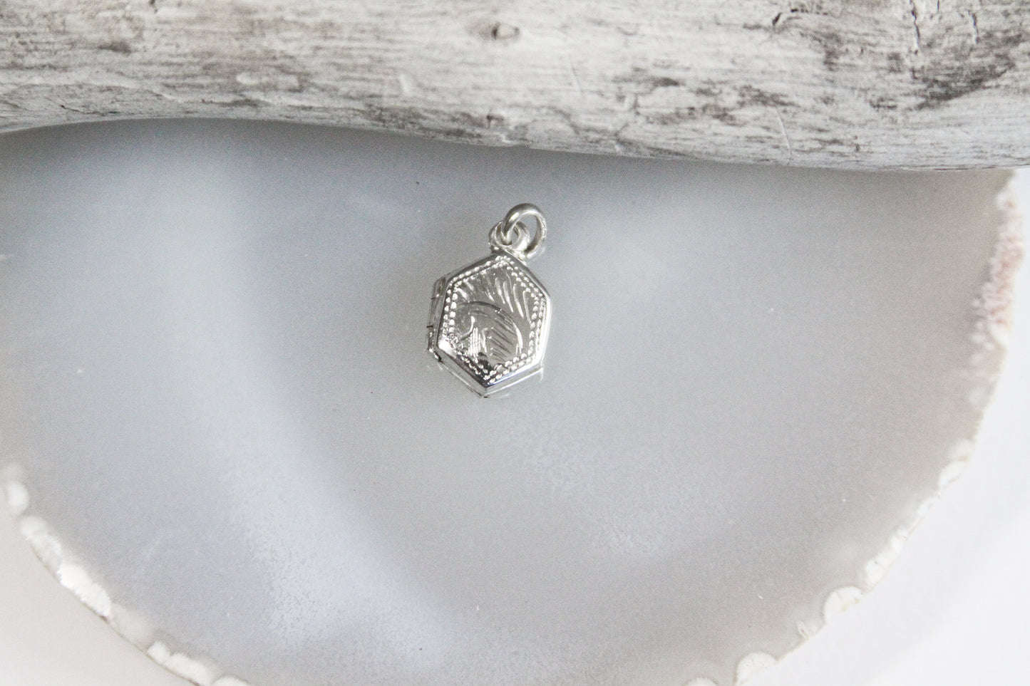 .925 Sterling Silver Locket Pendant