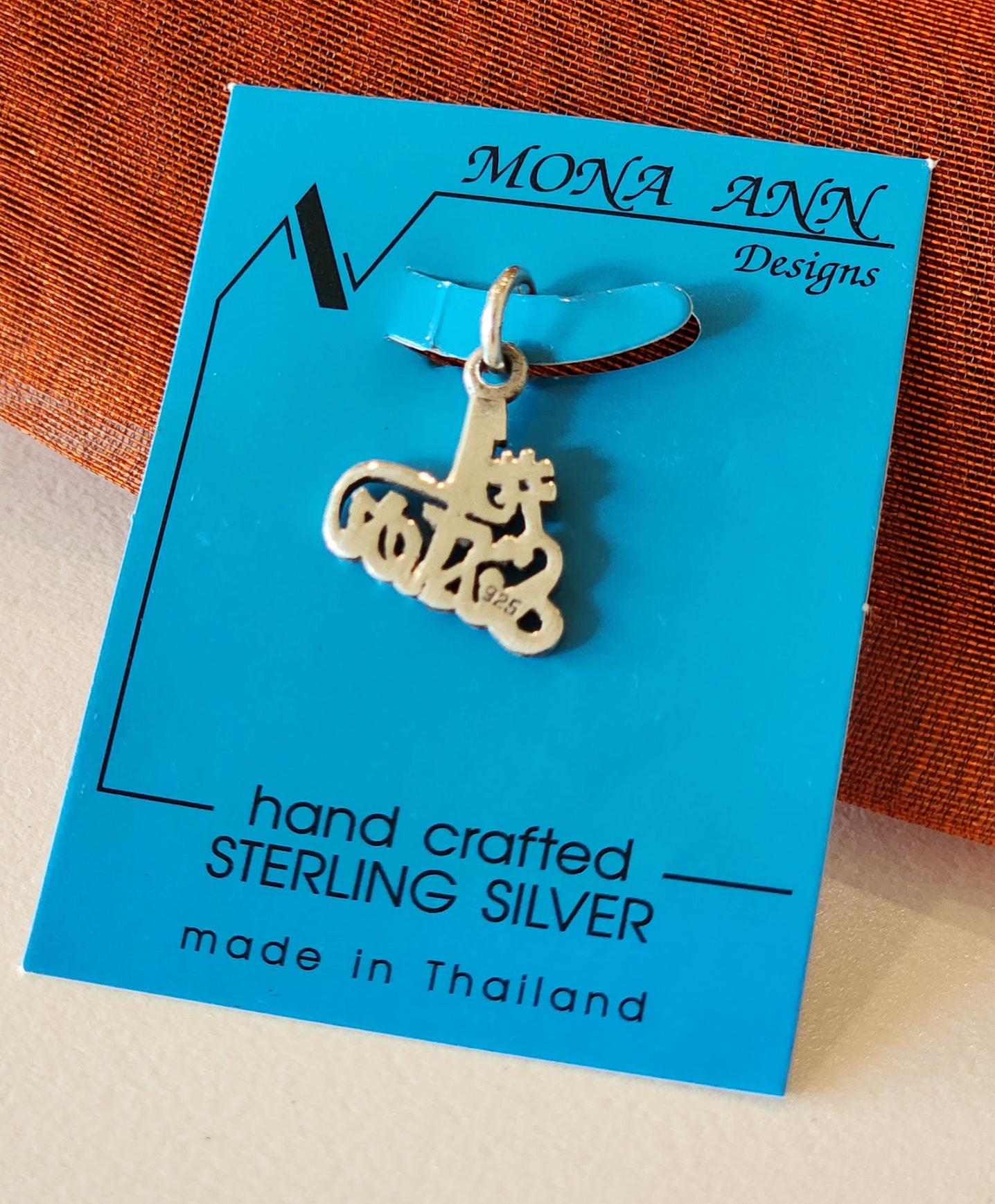 .925 Sterling Silver “#1 Sister” Pendant