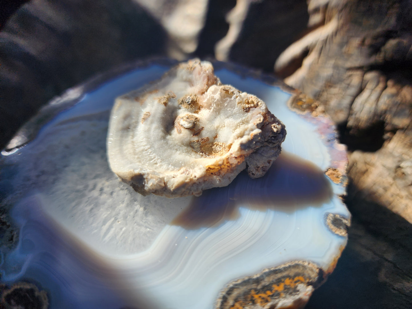 Chalcedony Drusy Quartz Gemstone