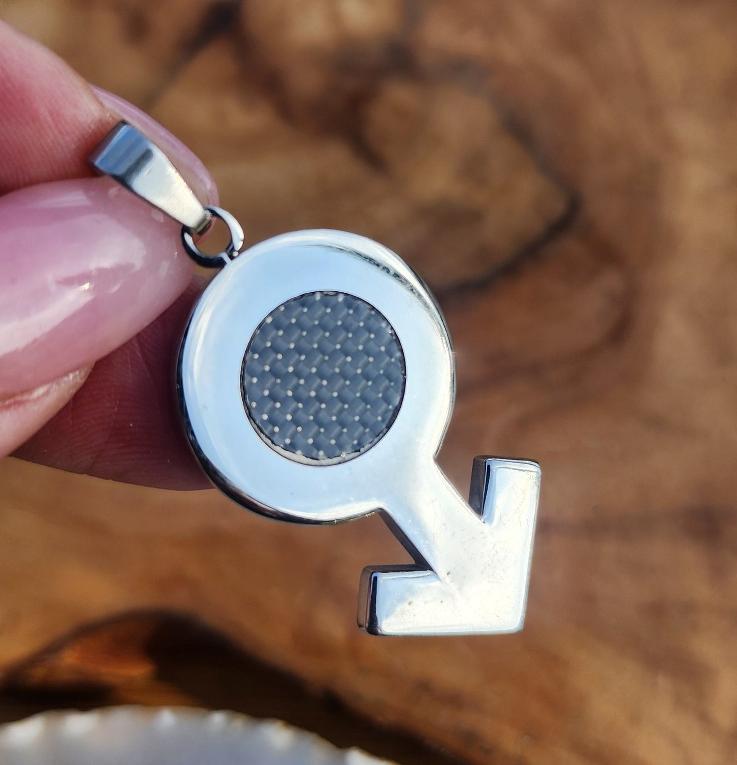 Male Symbol Pendant Sex Sign Stainless Steel