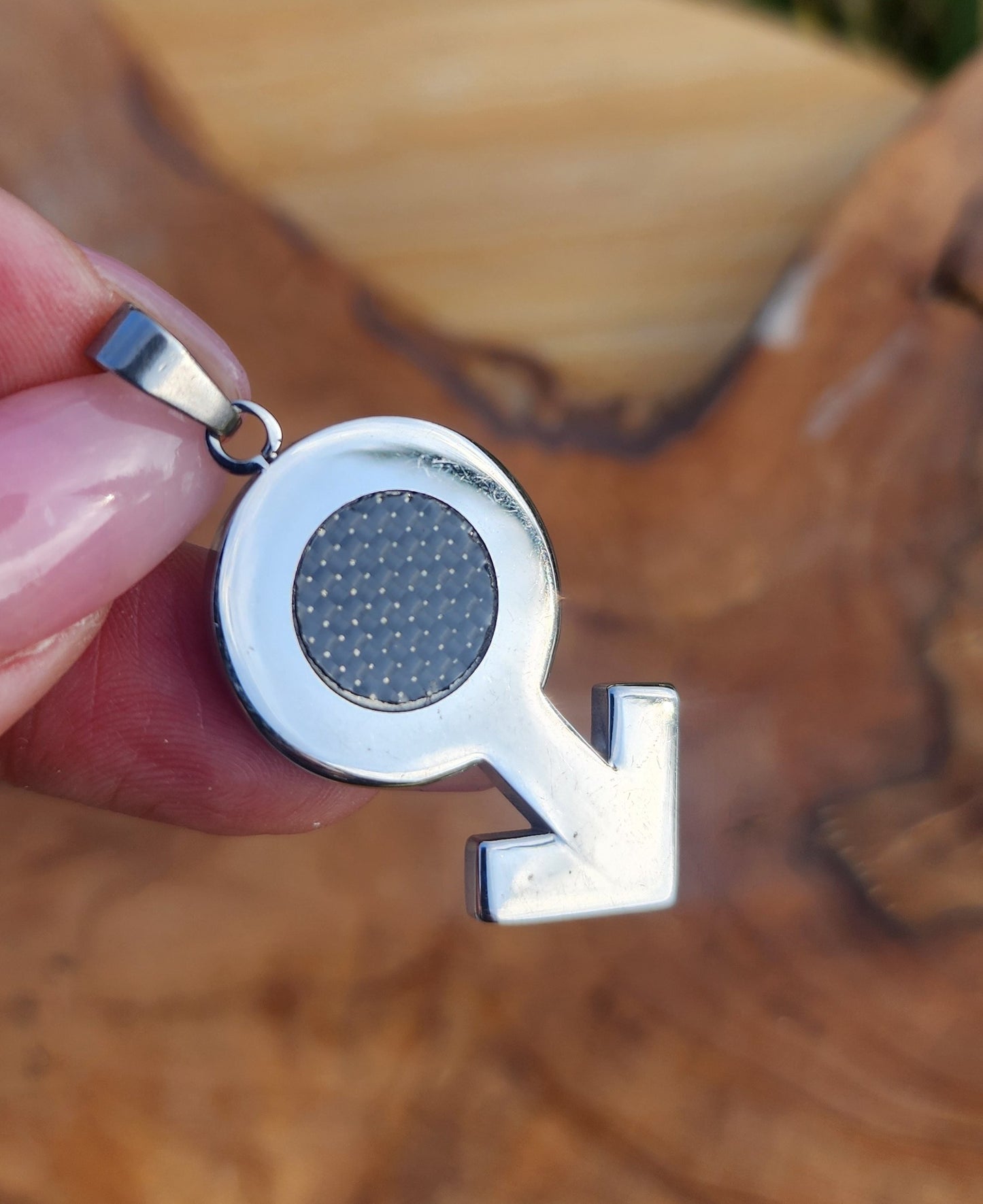 Male Symbol Pendant Sex Sign Stainless Steel