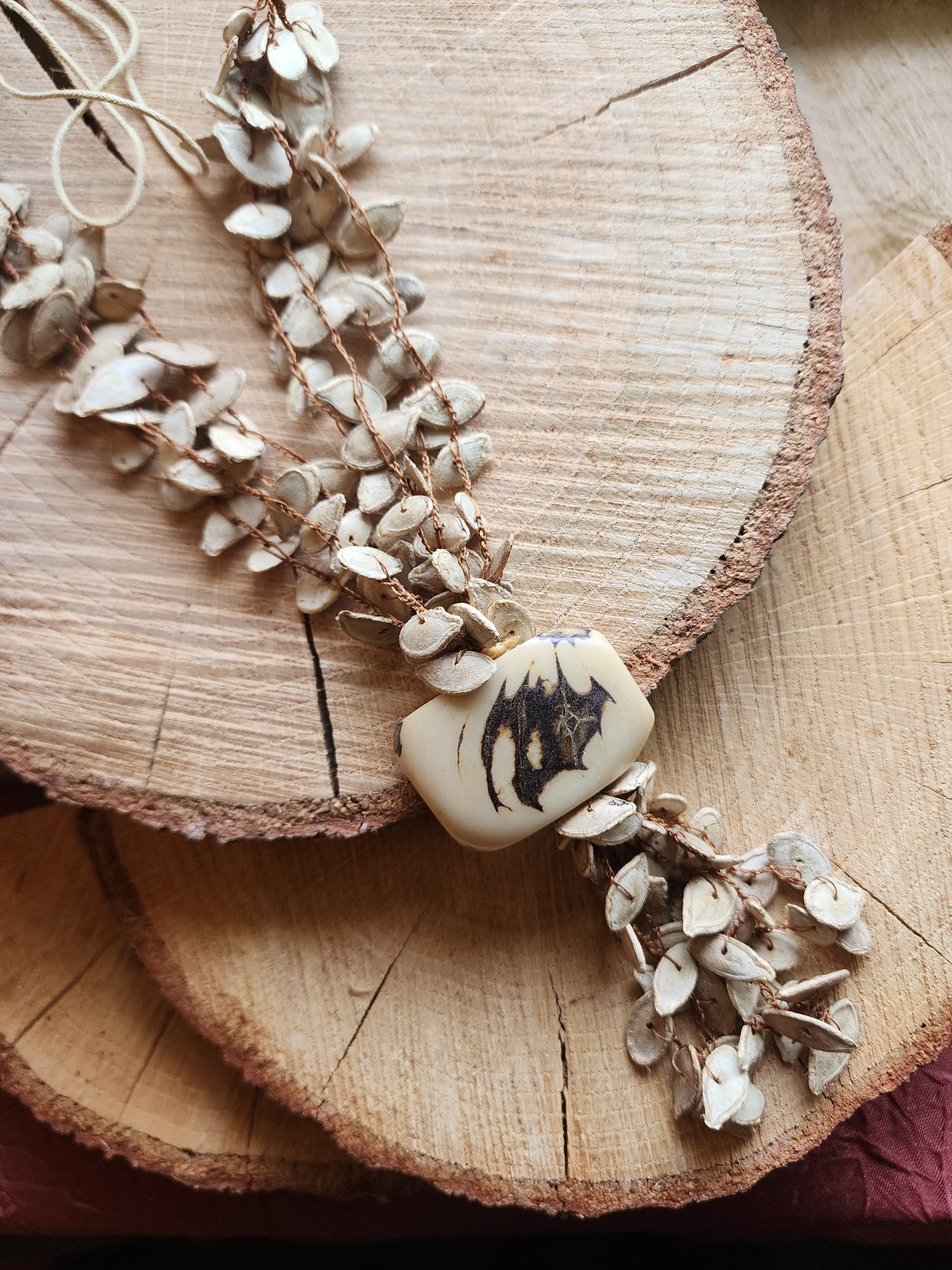 Natural Nutseed Tagua Necklace