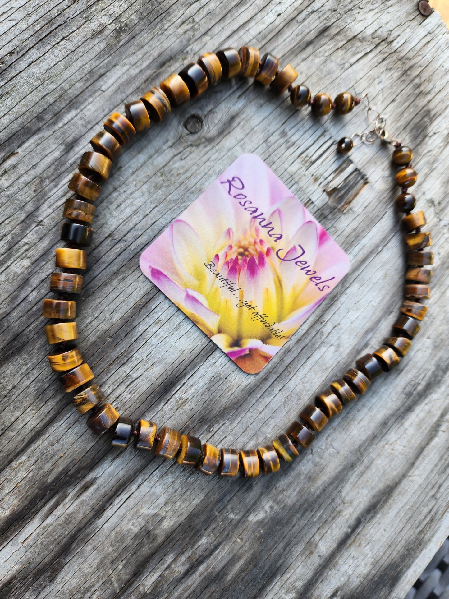 Tiger Eye Gemstone Necklace