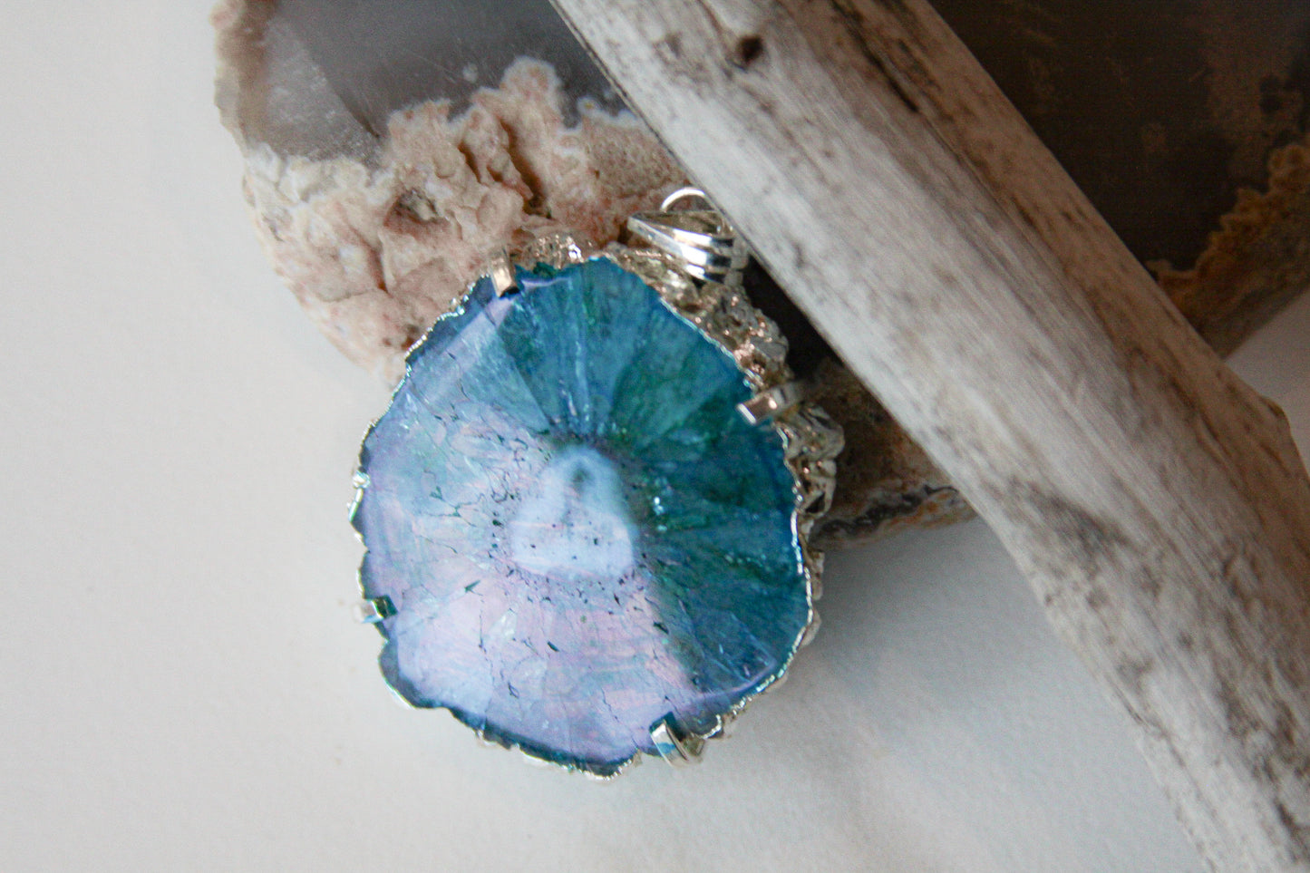 Blue Starburst Pendant