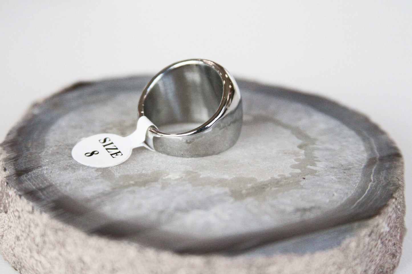 Dome-Shaped Stainless Steel Ring