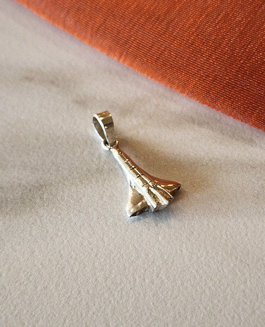 .925 Sterling Silver Space Shuttle Pendant