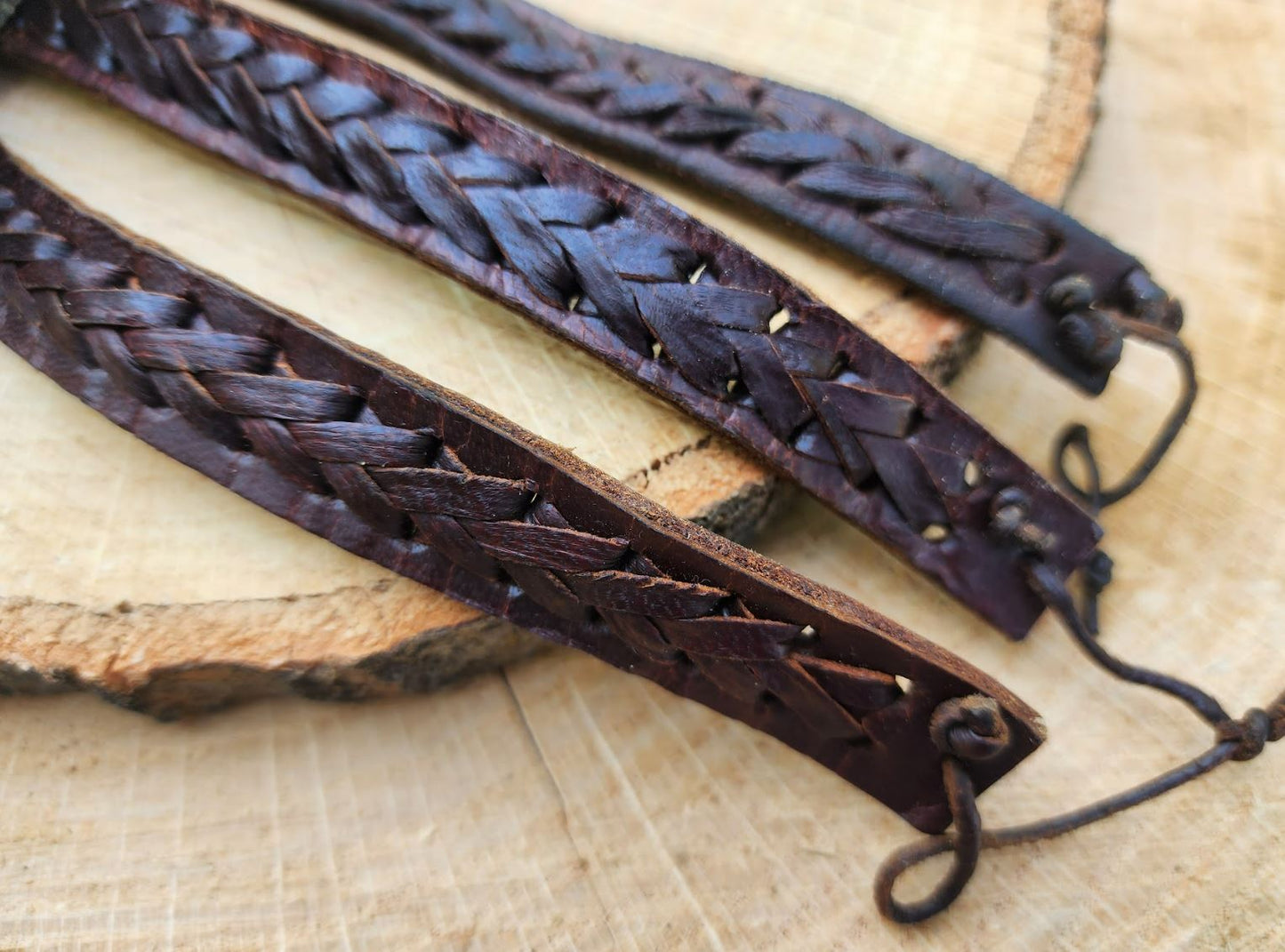 Handcrafted Genuine Leather Tie-Knot Bracelet