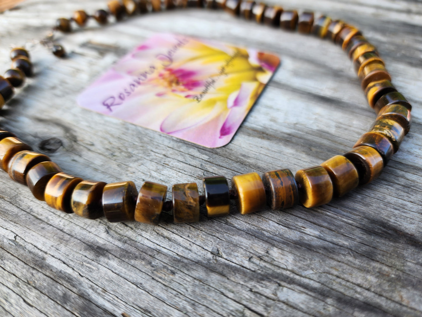 Tiger Eye Gemstone Necklace