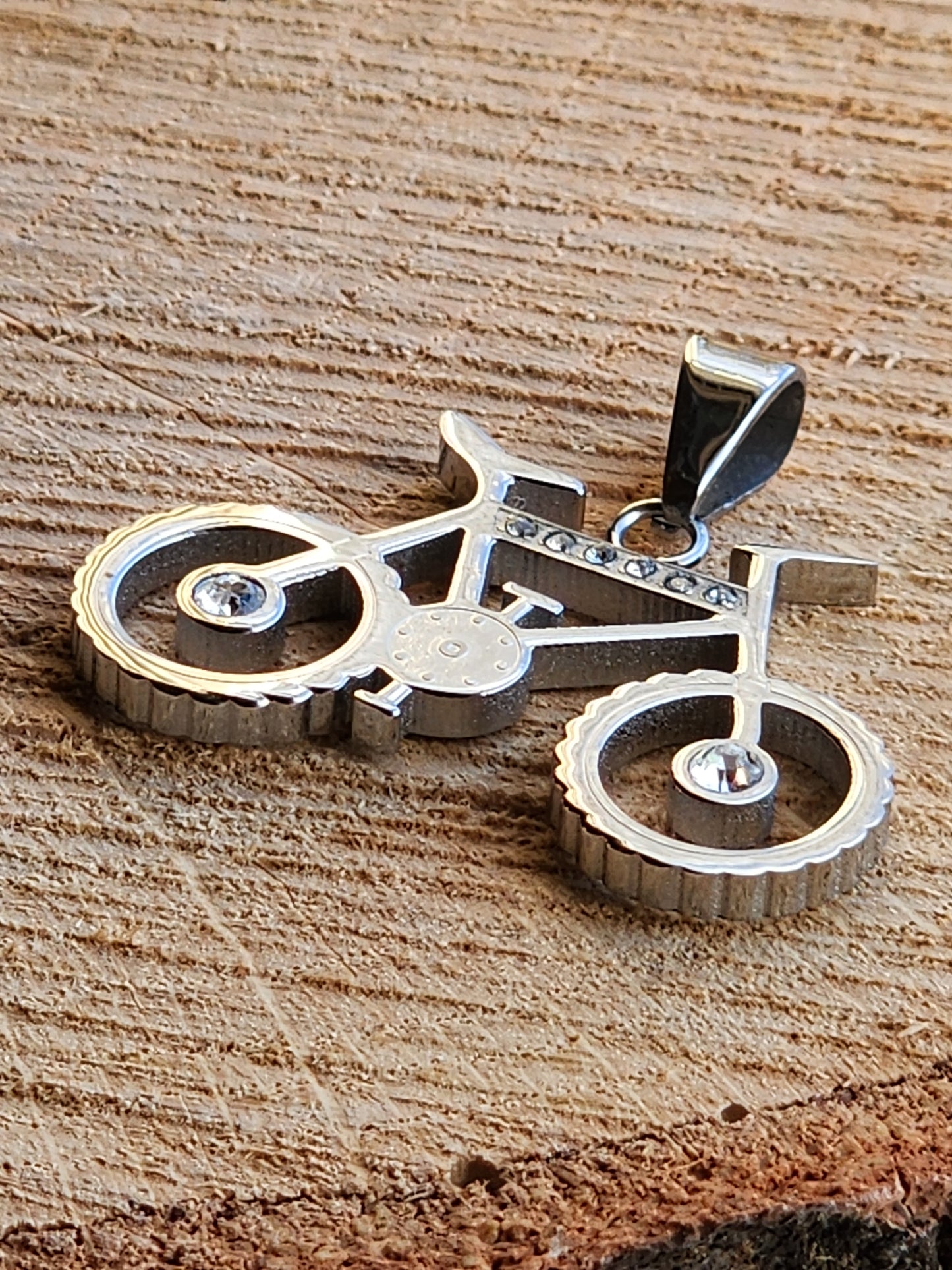 Stainless Steel Bicycle Pendant