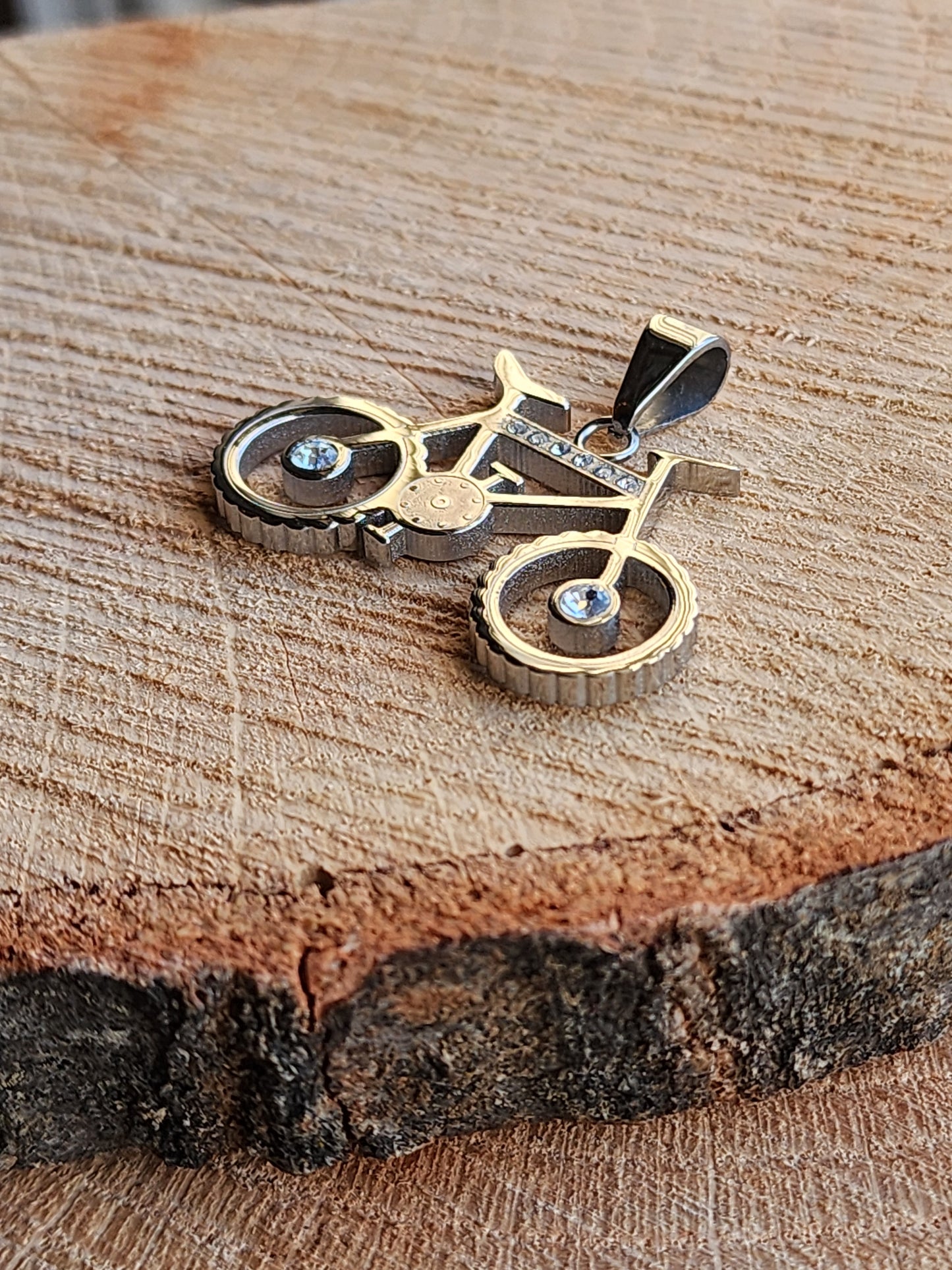 Stainless Steel Bicycle Pendant