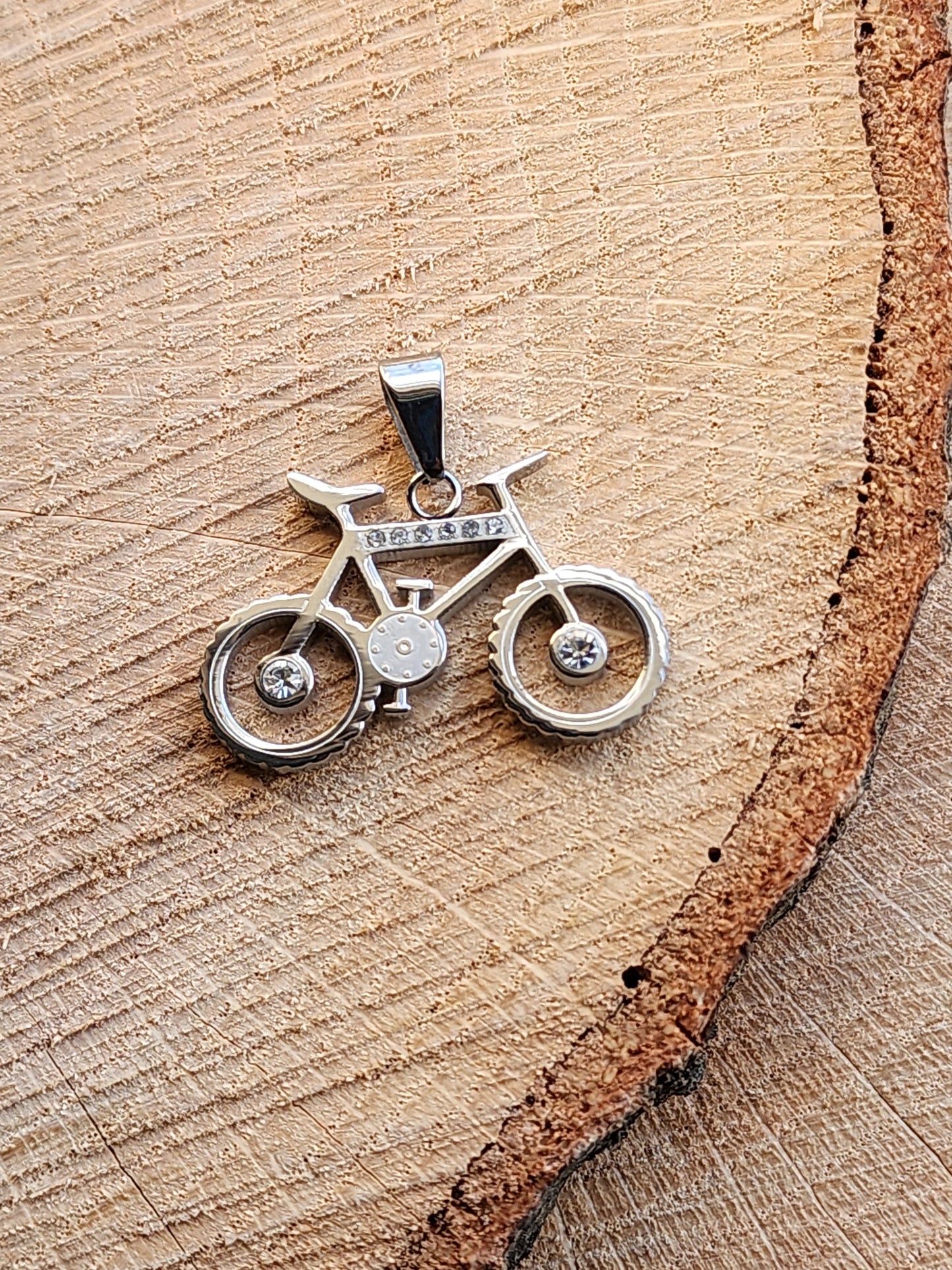 Stainless Steel Bicycle Pendant