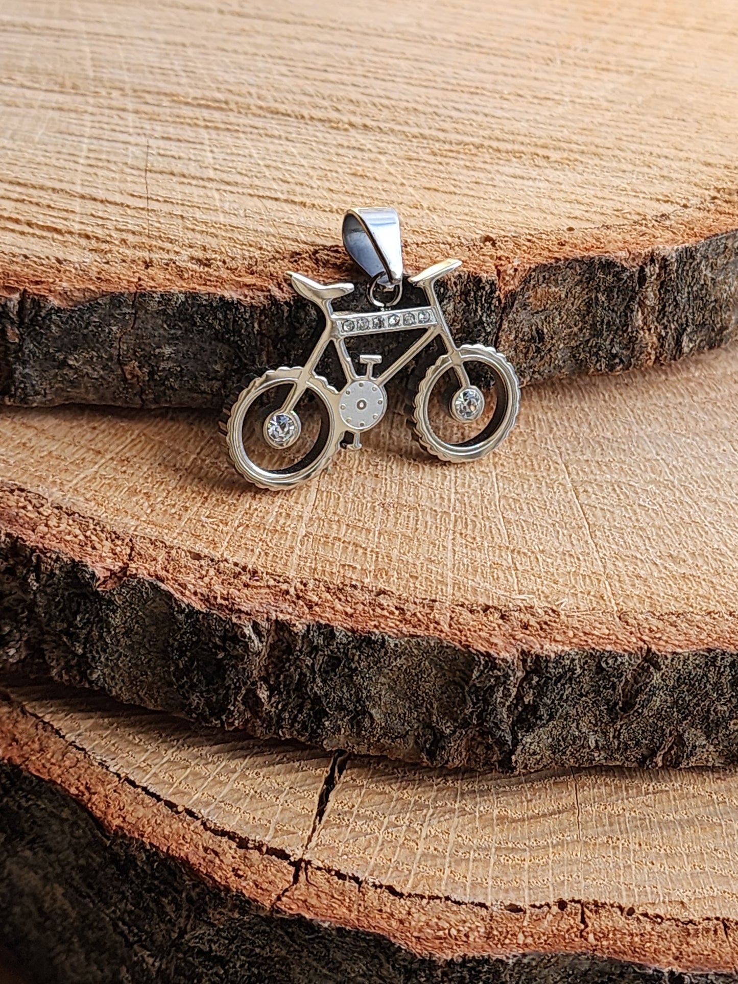 Stainless Steel Bicycle Pendant