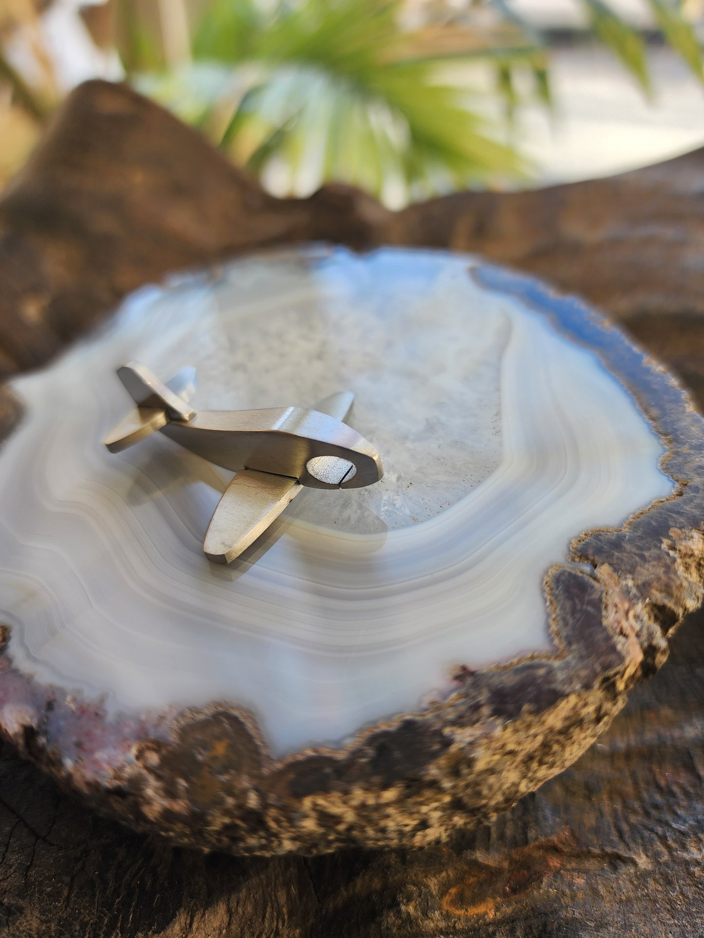 Airplane Jet Pendant Stainless Steel