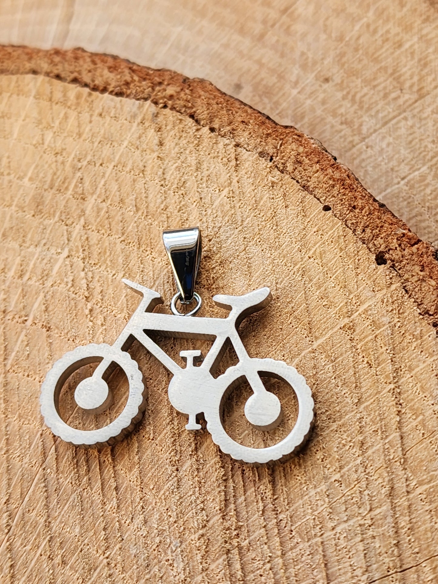 Stainless Steel Bicycle Pendant