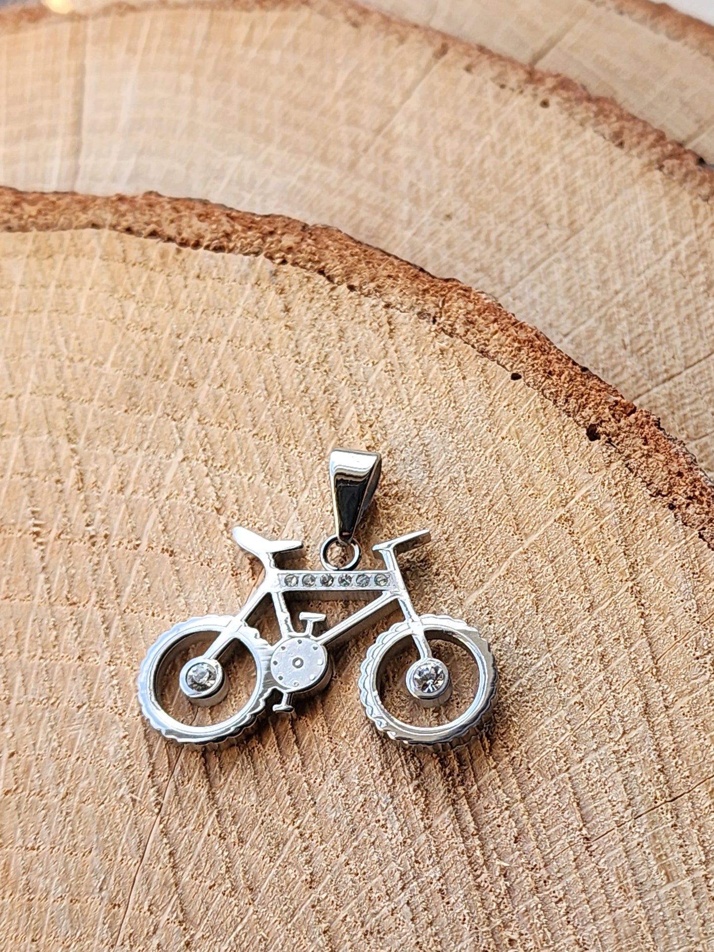 Stainless Steel Bicycle Pendant