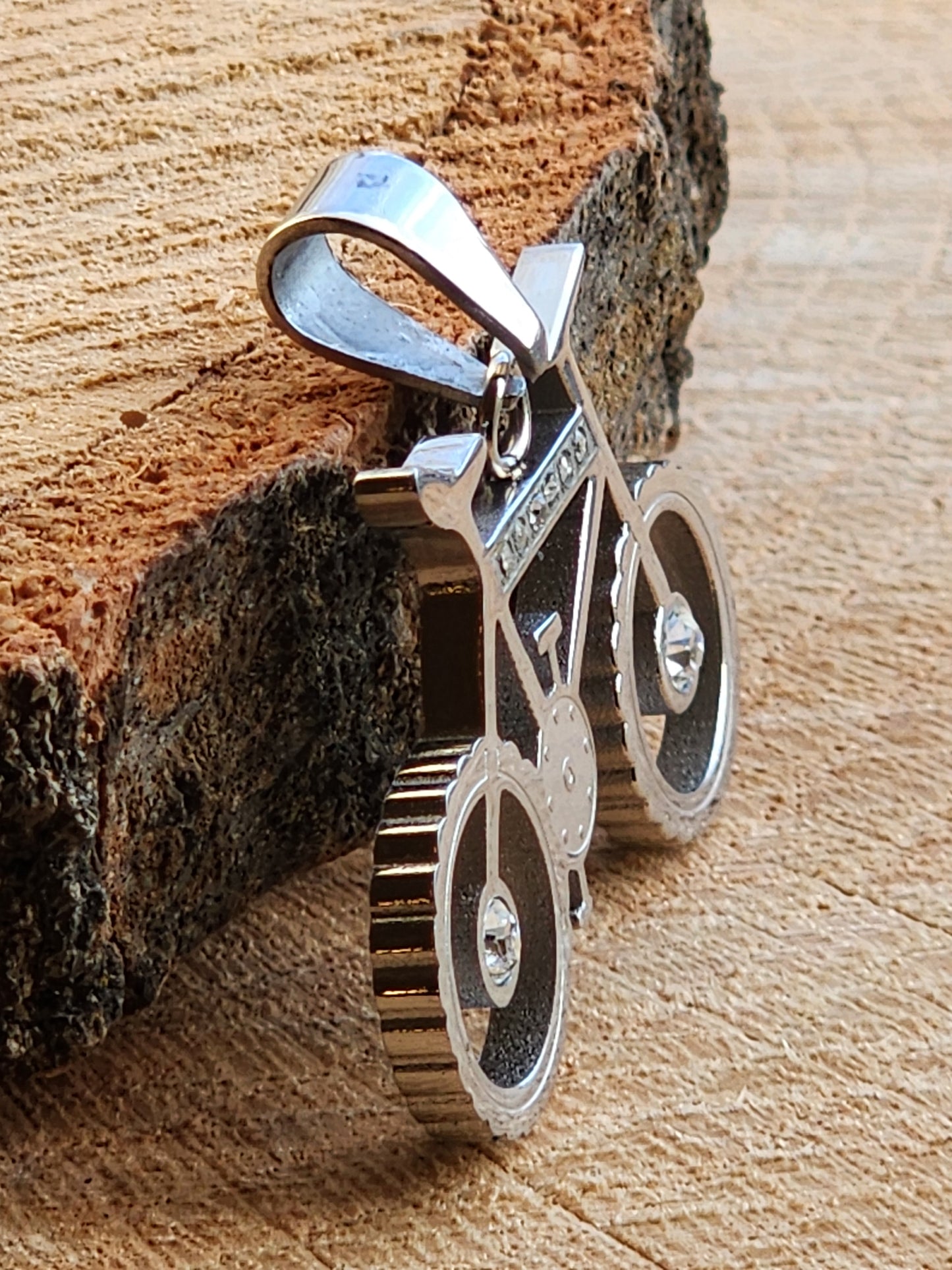 Stainless Steel Bicycle Pendant