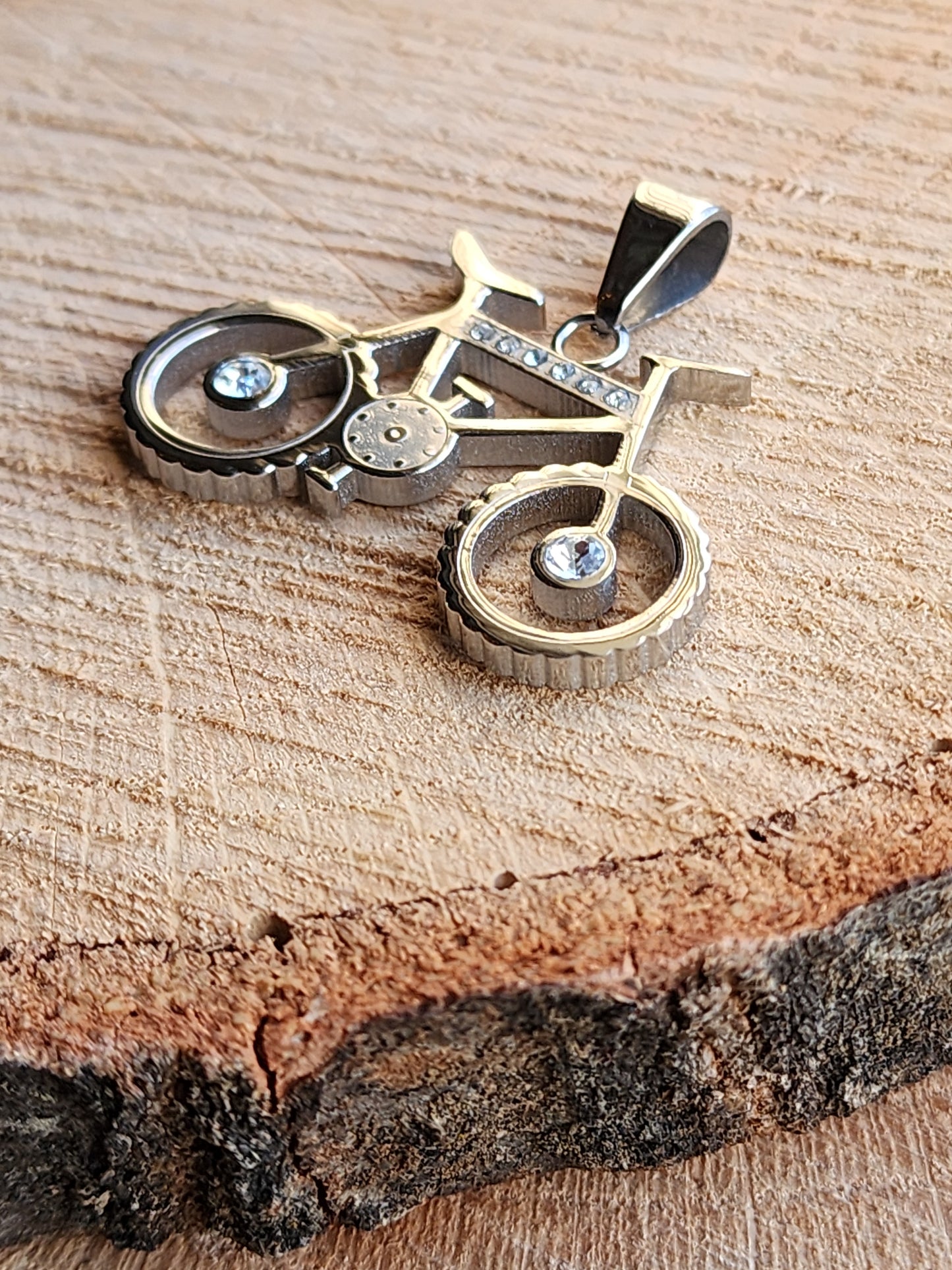 Stainless Steel Bicycle Pendant