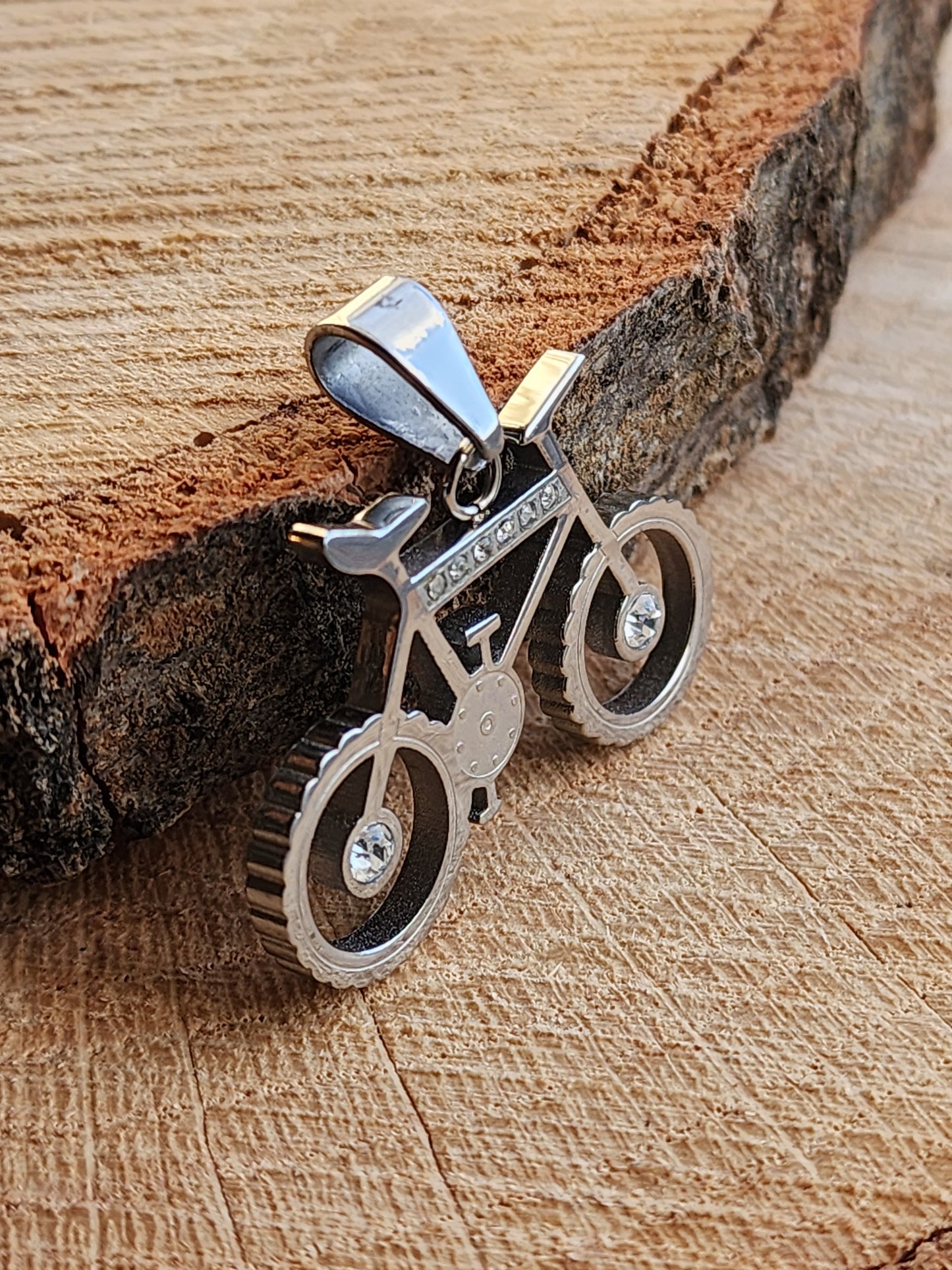 Stainless Steel Bicycle Pendant