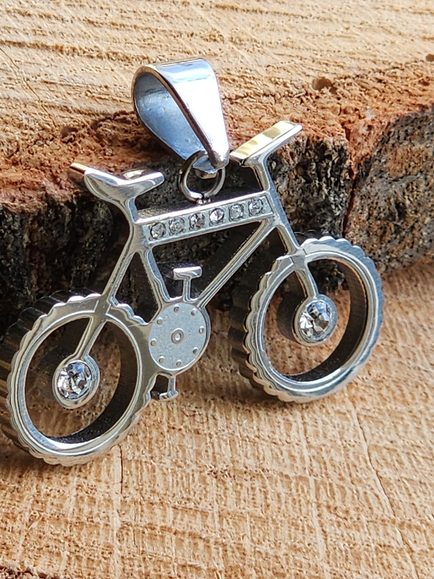 Stainless Steel Bicycle Pendant