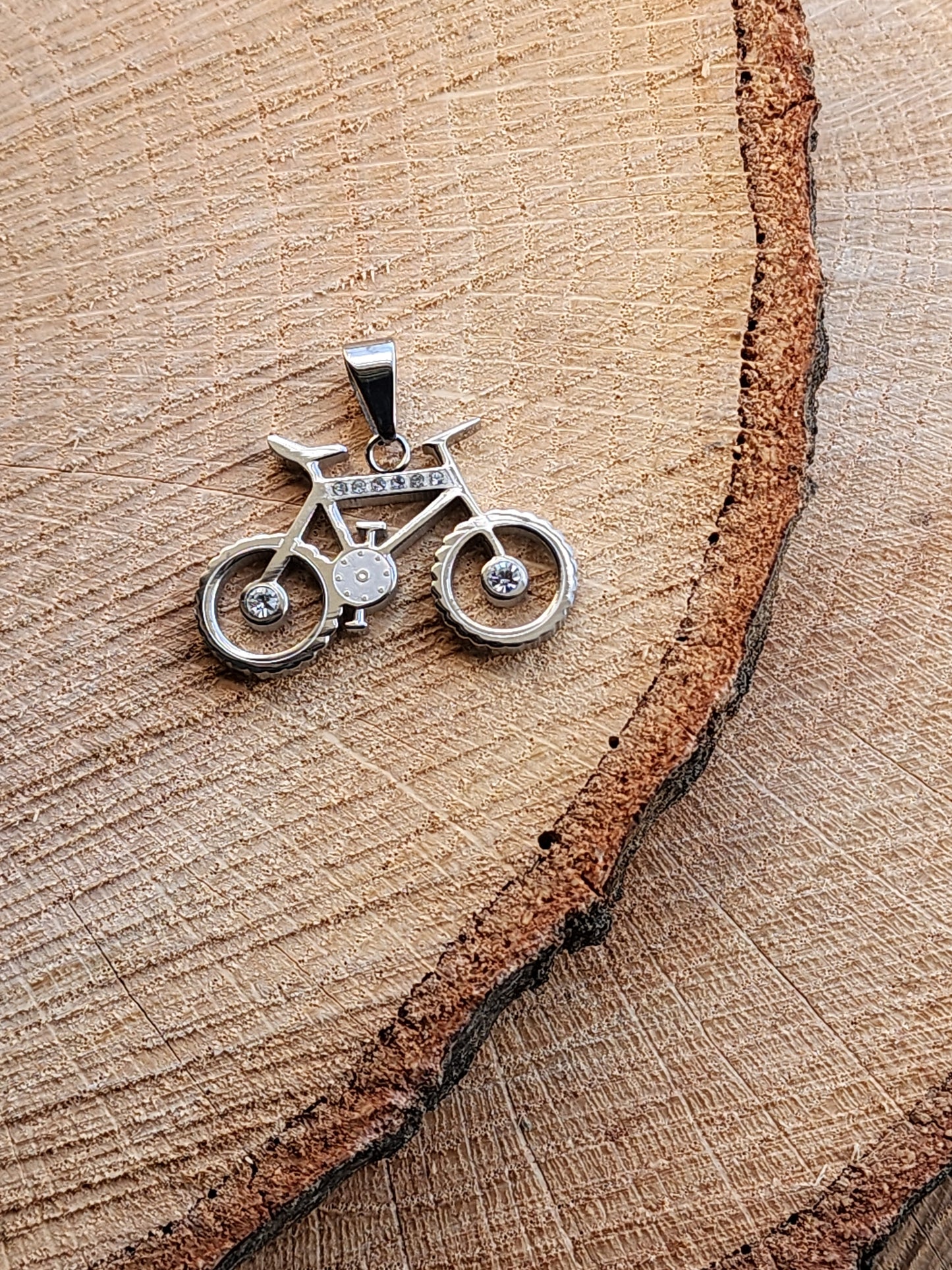 Stainless Steel Bicycle Pendant