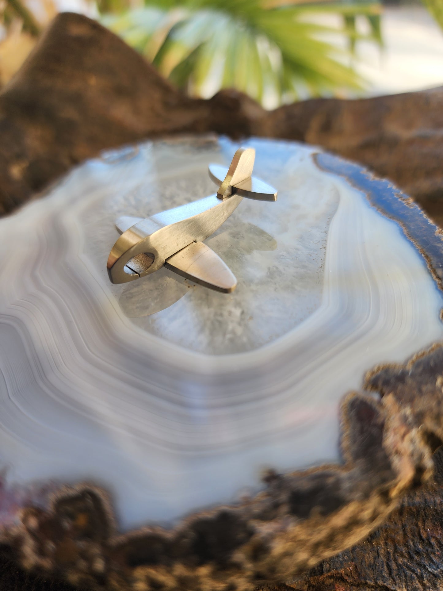 Airplane Jet Pendant Stainless Steel