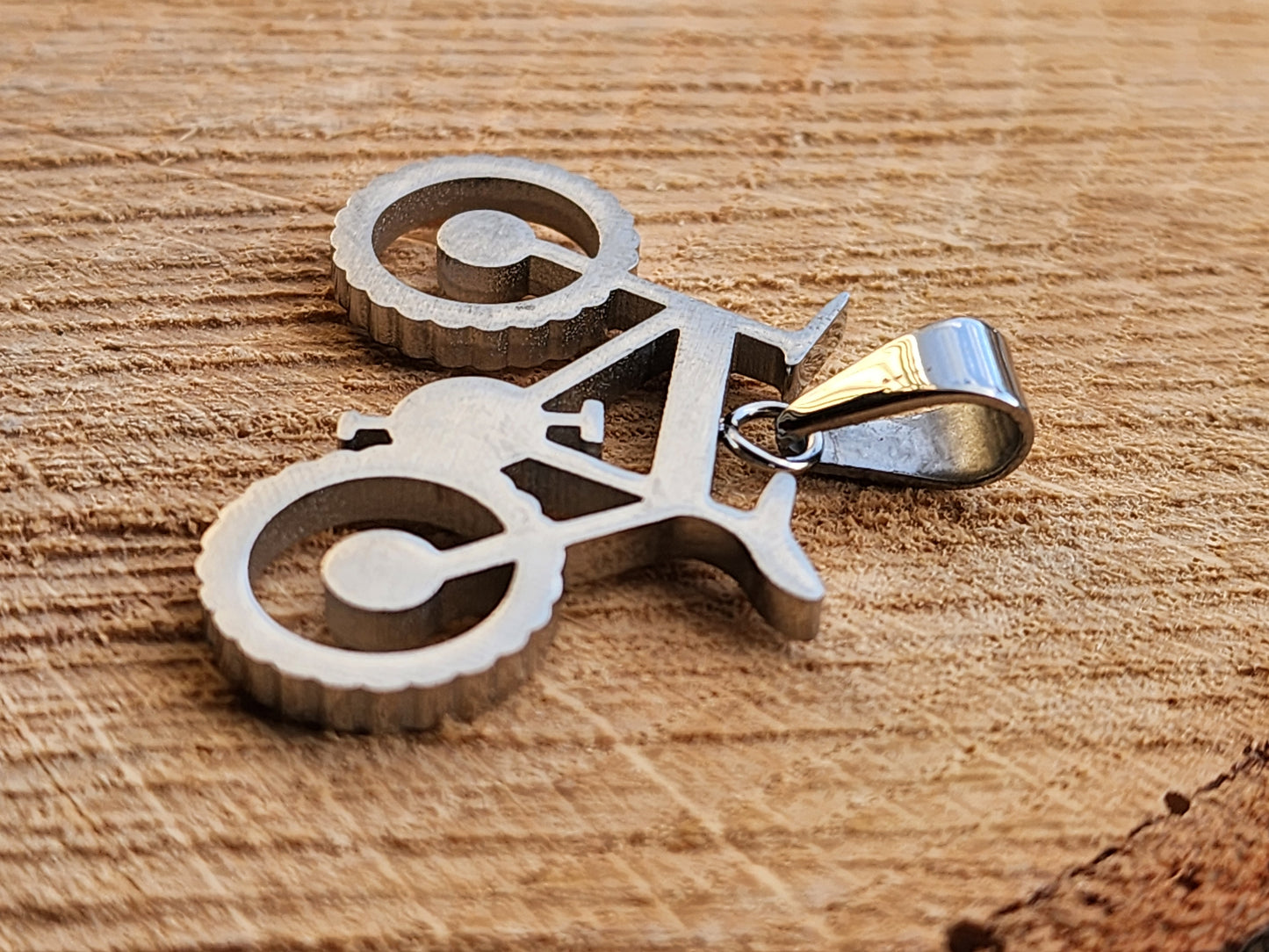 Stainless Steel Bicycle Pendant