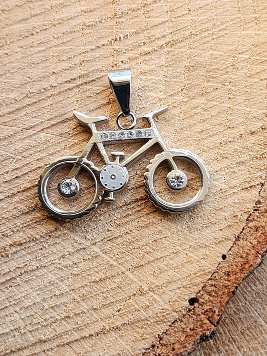 Stainless Steel Bicycle Pendant