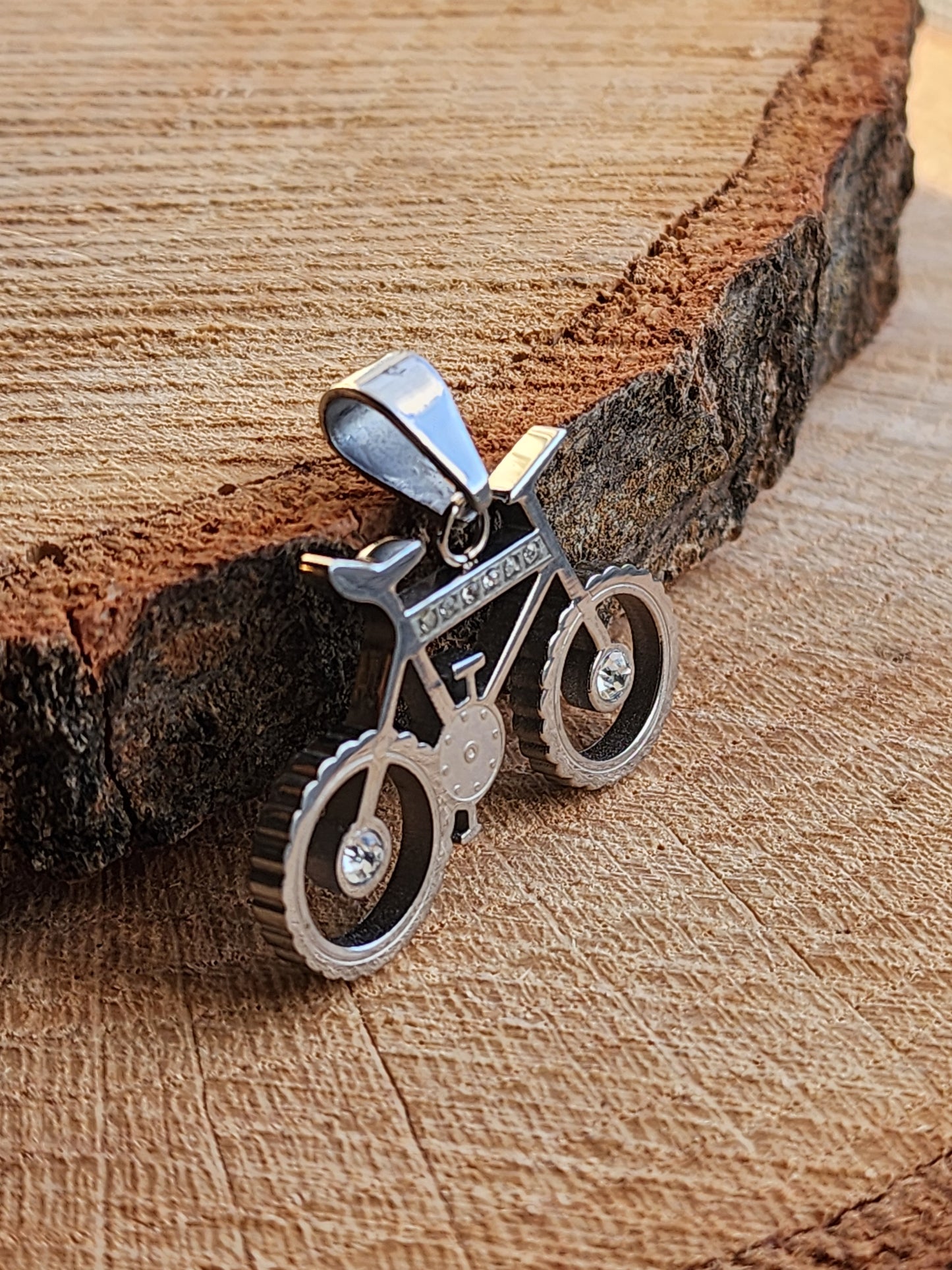 Stainless Steel Bicycle Pendant