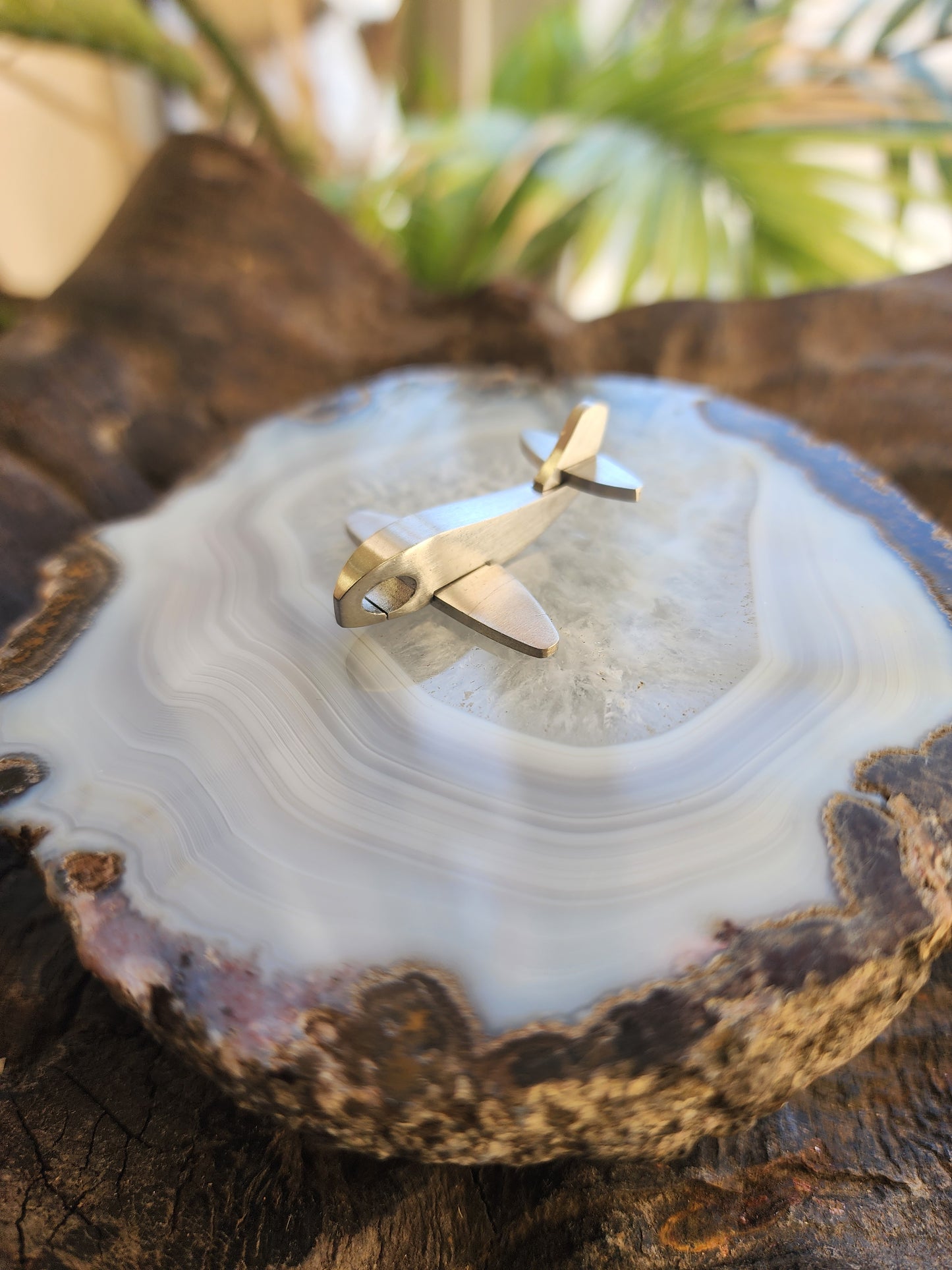 Airplane Jet Pendant Stainless Steel